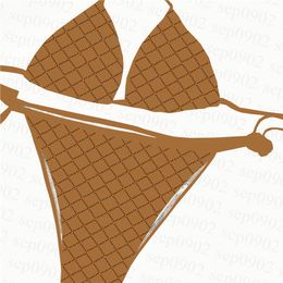 Cartoon Character Printed Bikinis Set Womens Quick Dry Swimsuit Letter Jacquard Bathing Suit Designers Sexy Swimwear