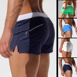 Brand Shorts Men Zipper Pocket Casual Mens Shorts Fast Dry Boardshorts Joggers Men's Trunks Summer Mens Short homme masculino P0806