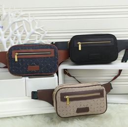 Waist Bag for Men Multifunction Embroidery Woman Leisure Fanny Pack Retro Male Crossbody Bags