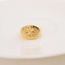 18 K solid Gold Ring Fine G/F THAI BAHT adjusable Rings Resizable Plane Figure starlight Women's Adolescent Jewellery