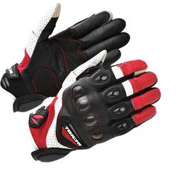 RST417 Velocity Leather Mesh Gloves Riding Dirt Bike Offroad Scooter Motorcycle Urban Touring Gloves H1022