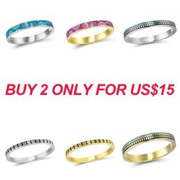 enamel bangle bracelets Canada - Bangle SANTUZZA For Woman Colorful Enamel Brass Bracelet Party Fashion Jewelry HANDMADE