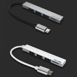 Type C To USB Adapter OTG HUB 4 Ports For Samsung Lenovo Xiaomi Macbook Pro 13 15 Air Pro PC For HUAWEI Phone Accessories