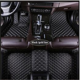 The buick peugeot 308 607 rcz 206 301 307 2008 car floor mat waterproof pad leather material is odorless and non-toxici