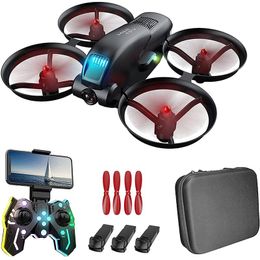 Lab Supplies INSYOO KF615 Mini FPV RC Drones With 4K HD Dual Camera 2.4G Wifi Optical Flow Positioning Cool Light Shooting