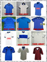 Retro BAGGIO R. BUFFON Soccer Jerseys 1982 1994 1996 1998 2000 2006 Totti Pirlo Inzaghi Del Piero Cannavaro Maldini Nesta Baresi Vieri FOOTBALL Shirt ROSSI ALBERTINI