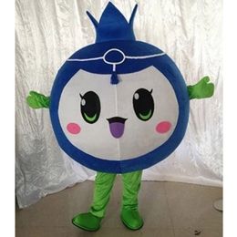 Halloween Blueberry Mascot Costume High Quality Cartoon Fruit Plush Anime theme character Adult Size Christmas Carnival Birthday Party Fancy Outfit