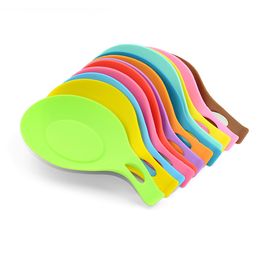 2021 NEW Silicone Spoon Rest/Heat Resistant Placemat Cooking Spoon Holder Kitchen Tool