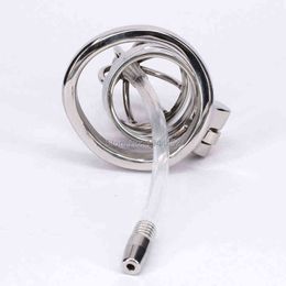 Cockrings SODANDY Male Chastity Belt Stainless Steel Devices Penis Locking Cage With Urethral Sounds Dilator For Men Sex Fetish 1124