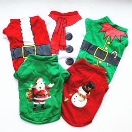 Dog Apparel Christmas clothes Classic cotton T-shirts Suitable for cats and dogs 7 styles