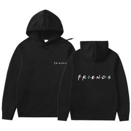 Fashion Letters FRIENDS Print Men Hoodies Autumn Winter Hoodie Sweatshirt Casual Pullover Tops Harajuku Oversized Men Clothing H0910