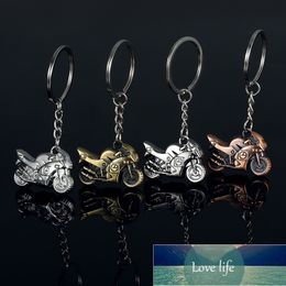 Antique Keychain Motorcycle Pendant Key Chain Creative Model Car Key Holder Bag Charm Accessories 3D Craft Car-Decoration