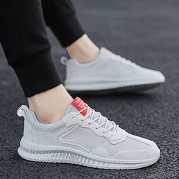 Wholesale 2021 Top Fashion Men Womens Sport Mesh Running Shoes Outdoor Runners Breathable Grey Brown Walking Jogging Sneakers SIZE 39-44 WY19-G265