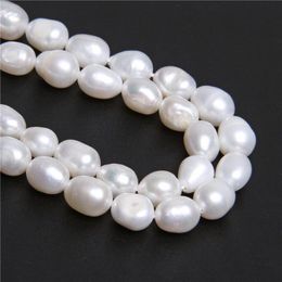 Jewelry Rhombus Baroque Baroque Freshwater Pearl Beads Strand 15"10x15mm