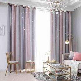 Three-Layer Curtains For Living Room Tulle On The Window Curtain For Bedroom Modern Home Decoration Quality Interior For Home 210712