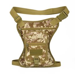 Stuff Sacks Outdoor Tactical Drop Leg Bag Utility Pouch Military Man Fanny Pack Waist Belt Climbing Hunting Thigh