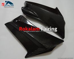 2 x Carbon Fibre Up Fairing For Suzuki GSXR 600 750 2011 2013 2014 GSX-R600 750 K11 11 12 13 14 Tank Side Cover Panel