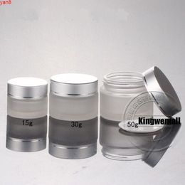 300pcs/lot 30g frosted glass jars, 30ml frost cream skin care bottles, 1 fl oz cosmetic containersgood qualty