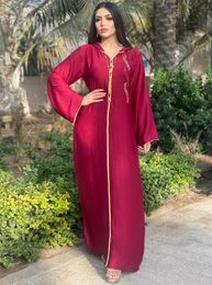 arabic style dresses women NZ - Ethnic Clothing Arabic Style Dubai Muslim Abayas Islamic Ramadan Dresses Luxury Beads Jalabiya For Women
