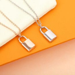 2021 Top quality pendant necklace with white diamond for women wedding Jewellery gift in two Colours plated have box PS4706