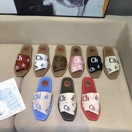 Letter Ribbon Square Slipper Crossed with Slipper Casual Wear Beach Sandals and Slippers Women