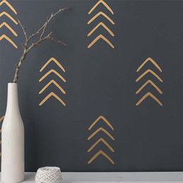 Wall Decals Geometric , Nursery Unique Vinyl Modern PW778 210615