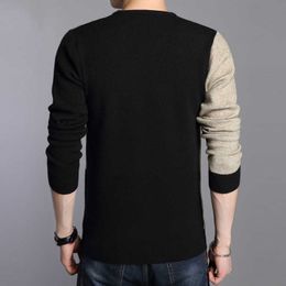 Liseaven Men Casual Pullover Sweater Fashion O Neck Knitwear Long Sleeve Male Pullovers Y0907