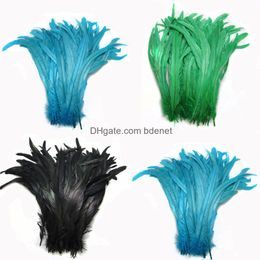 Party Decoration Diy Decor Feathers For Crafts Wedding Bdenet Cock Hair White Tail Has Color Also Dyed Feather Craft Materials jllOKW