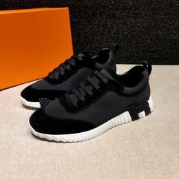 2021Scarpe sportive senior fatte a mano da uomo in vera tela di alta qualità con pannello in vera pelle per la nuova moda casual Colore cuciture