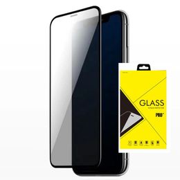 Anti-spy Privacy Full Cover Tempered Glass Protector Silk Printed FOR Oppo Realme V3 V4 X3 X7 PRO A93 4G 5G A73 100PCSLOT IN RETAIL PACKAGE