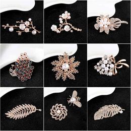 Brooch Plum Blossom Butterfly Wreath Peacock Bee Clothing Accessories Zircon Luxury Pin