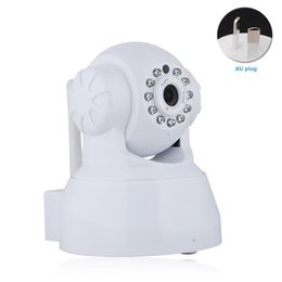uk wifi plug Sconti 1280x720p / EU / UK / Plug Baby Monitor WiFi wireless monitoraggio vocale monitoraggio telecamera Attrezzatura allarme sicurezza videosorveglianza videocamere