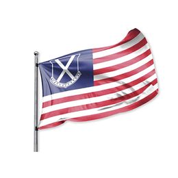 OLD ROW USA 3x5ft Flags 100D Polyester Banners Indoor Outdoor Vivid Colour High Quality With Two Brass Grommets