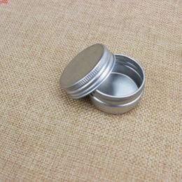 Wholesale brand new 15g cosmetic Aluminium jar 15ml metal tin for cream packaging container hot salegood qty