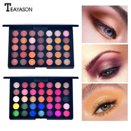 Teayason 35 eyeshadow Kleur Erath Poeder Matte Shimmer Diamond Glitter Oogschaduw Langdurige Waterproof Eye Shadow