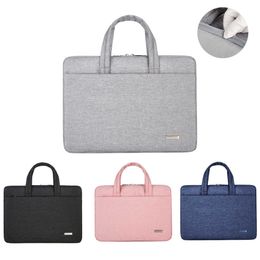 Laptop Bag 11 12 13.3 14 15.6 Inch Waterproof Notebook Bag Sleeve For Macbook Air M1 Pro 13 15 Case HP Handbag Briefcase 211018