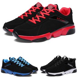 cheaper Men Running Shoes Black Red Bule Fashion Mens Trainers Outdoor Sports Sneakers Walking Runner Shoe size 39-44