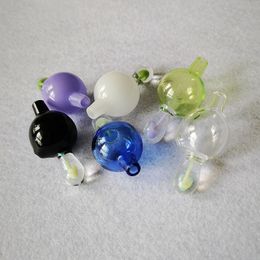 Mini Colourful Heady Glass Carb Caps For Smoking Accessaries Water Pipes Dab Rigs E Cigatettes XL-SA08