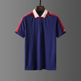 Retro men polos summer high quality men short sleeve t-shirts classic casual cotton polo shirts size M-3XL