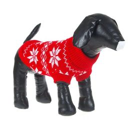 Dog Apparel Pet Warm Sweater Soft Cosy Xmas Clothes Knitwear Coat Small Sweaters Supplies