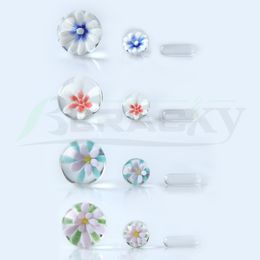 DHL!!! Beracky Glass Built-In Smoking Flower Terp Slurper Marble Set With 22mm 13mm Ball Pill For Seamless Bevelled Edge Slurpers Nails Water Bongs Dab Rigs Pipes