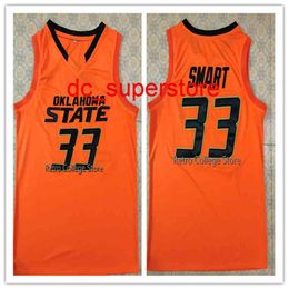 100% Stitched #33 Marcus Smart Oklahoma State Basketball Jersey Mens Women Youth Custom Number name Jerseys XS-6XL