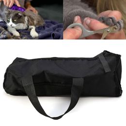 nail claws UK - Cat Carriers,Crates & Houses Pet Grooming Bag Bathing Restraint Claw Nail Trimming Examing