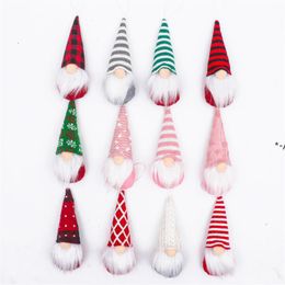 Christmas Knitted Pendants 3pcs/set Small Faceless Doll Pendant Xmas Tree Ornaments JJB11366