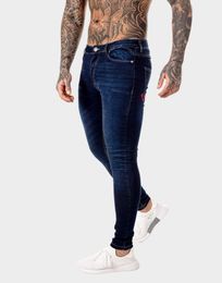 Men's Jeans 11 Skinny Dark Blue Street Style