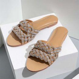 Summer Women Slippers Ladies Flats Flip Flops Female Outdoor Beach Sandals Waterproof Woman Comfort Casual Footwear Drop Ship 210928 GAI GAI GAI