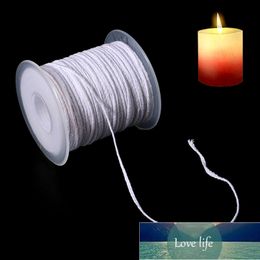 Smokeless wax core 61m 200 feet long cotton Handmade DIY special candle core Spool of Cotton Square Braid Candle Wax Core Factory price expert design Quality Latest