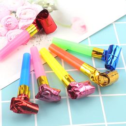 Little Blowing Dragon Whistle Noise Maker Cheerleading Birthday New Year Christmas Halloween Party Long Nose Cheering Props Bar