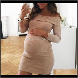 Dresses Clothing Supplies Baby, Kids & Maternitypregnant Nusring Pregnancy Fashion Stripe Tunic Breastfeeding Summer Maternity Dress Solid D