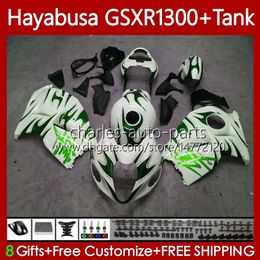 Hayabusa For SUZUKI GSXR 1300CC GSXR-1300 1300 CC 02 03 04 05 06 07 Body 74No.282 GSX-R1300 GSX Green flames R1300 96-07 GSXR1300 96 1996 1997 1998 1999 2000 2001 Fairings